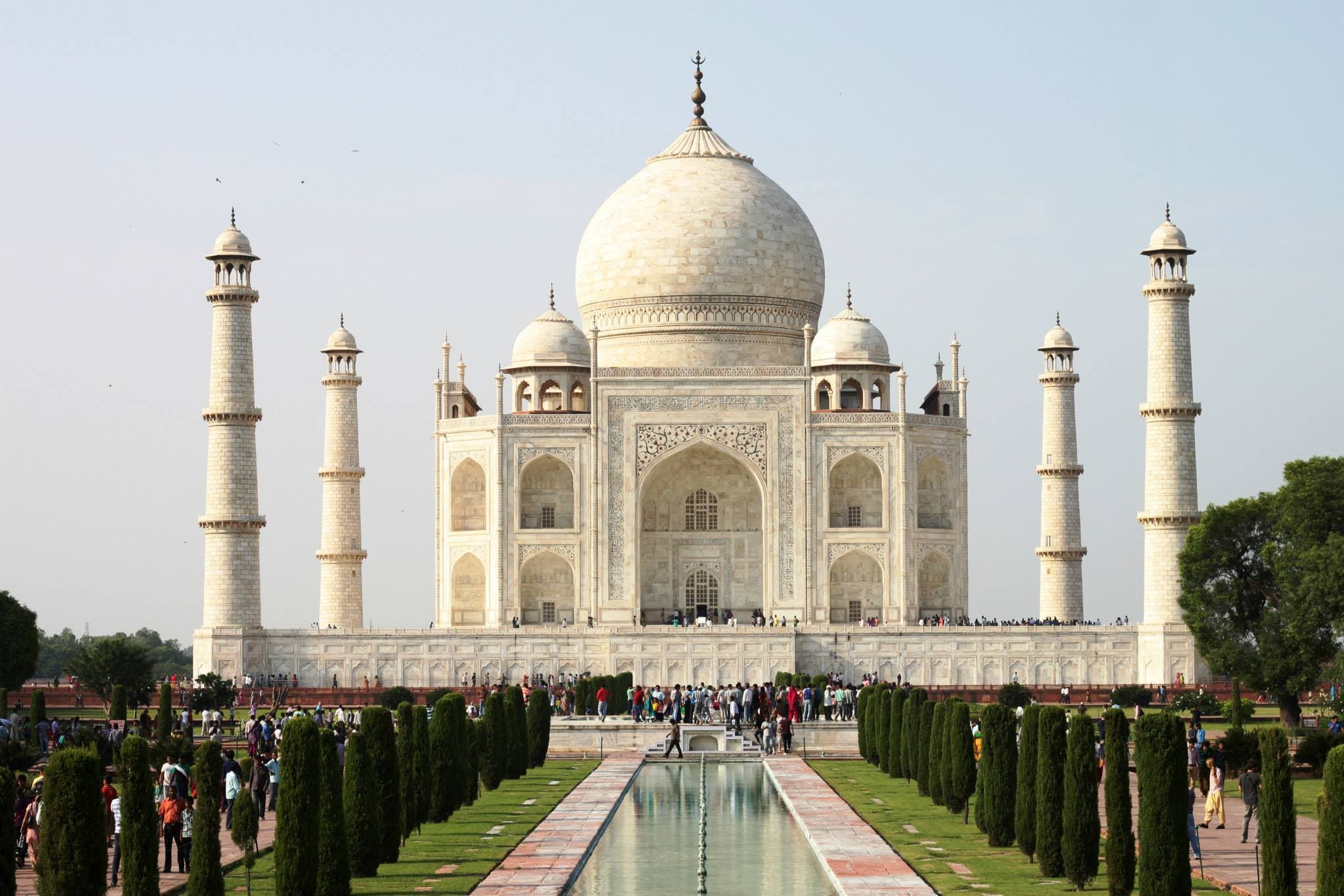 The Taj Mahal photographed during the northern India trip