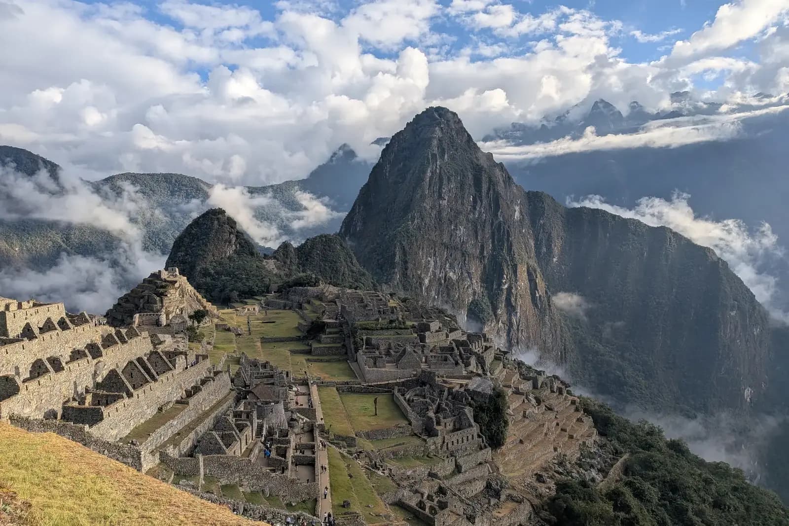Machu Picchu photographed during the traveller's Peru trip